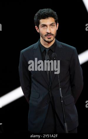 Chino Darin a assisté à la cérémonie de clôture du 70ème Festival international du film de Saint-Sébastien au Palais Kursaal le 25 septembre 2022 à Donostia / Saint-Sébastien, Espagne. Banque D'Images