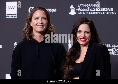 Maria Casado et Martina diRosso assistent à la séance photo DES Latin GRAMMY Acoustic sessions le 26 octobre 2022 à Madrid, en Espagne. Banque D'Images