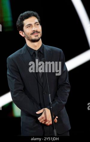 Chino Darin a assisté à la cérémonie de clôture du 70ème Festival international du film de Saint-Sébastien au Palais Kursaal le 25 septembre 2022 à Donostia / Saint-Sébastien, Espagne. Banque D'Images