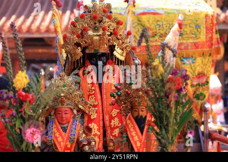 Temple Fengtian de Xingang dédié à Matsu dans le canton de Xingang, comté de Chiayi, Taiwan Banque D'Images