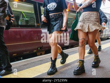 Ces bottes sont faites pour marcher Banque D'Images