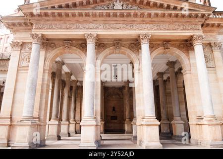 Moulin colonnade à karlovy Vary république tchèque Banque D'Images