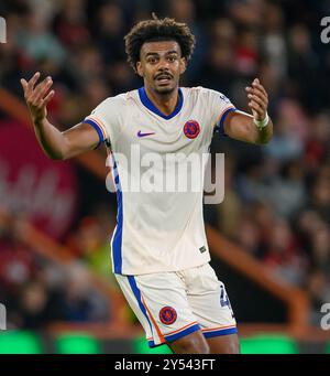 Londres, Royaume-Uni. 14 septembre 2024. 14 septembre 2024 - AFC Bournemouth v Chelsea - premier League - Vitality Stadium. Renato Veiga de Chelsea en action. Crédit photo : Mark pain/Alamy Live News Banque D'Images