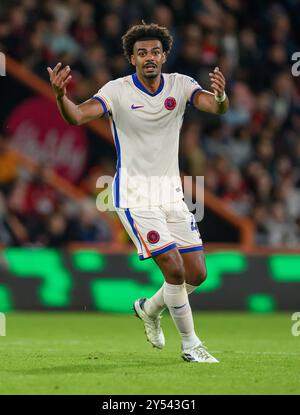 Londres, Royaume-Uni. 14 septembre 2024. 14 septembre 2024 - AFC Bournemouth v Chelsea - premier League - Vitality Stadium. Renato Veiga de Chelsea en action. Crédit photo : Mark pain/Alamy Live News Banque D'Images