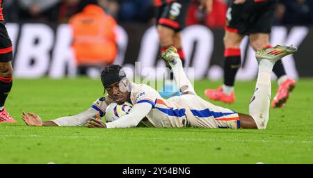 14 septembre 2024 - AFC Bournemouth v Chelsea - premier League - Vitality Stadium. Noni Madueke de Chelsea en action. Image : Mark pain / Alamy Live News Banque D'Images