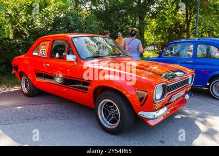 Vienna Classic Days 2024, défilé de voitures oldtimer, Donaupark, Vienne, Autriche Banque D'Images