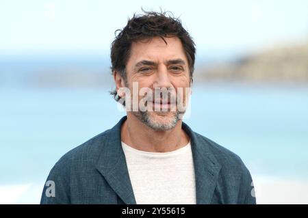 Javier Bardem beim Photocall zur Verleihung des Donostia Awards auf dem 72. Internationalen Filmfestival San Sebastian / Festival Internacional de Cine de San Sebastian auf der Kursaal Terasse. Saint-Sébastien, 20.09.2024 *** Javier Bardem à la photocall pour la cérémonie de remise des prix Donostia au 72e Festival International du film de San Sebastian Internacional de Cine de San Sebastian sur la terrasse Kursaal San Sebastian, 20 09 2024 Foto:XC.xNieImagx/xFuturexex bardem 4911 Banque D'Images