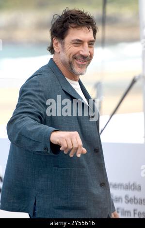 Javier Bardem beim Photocall zur Verleihung des Donostia Awards auf dem 72. Internationalen Filmfestival San Sebastian / Festival Internacional de Cine de San Sebastian auf der Kursaal Terasse. Saint-Sébastien, 20.09.2024 *** Javier Bardem à la photocall pour la cérémonie de remise des prix Donostia au 72e Festival International du film de San Sebastian Internacional de Cine de San Sebastian sur la terrasse Kursaal San Sebastian, 20 09 2024 Foto:XC.xNieImagx/xFuturexex bardem 4903 Banque D'Images