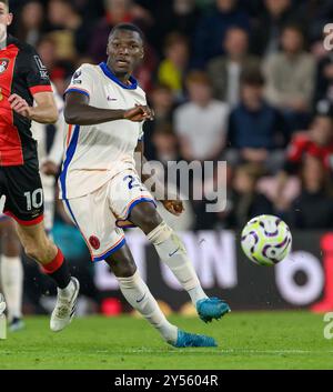 Londres, Royaume-Uni. 14 septembre 2024. 14 septembre 2024 - AFC Bournemouth v Chelsea - premier League - Vitality Stadium. Moises Caicedo de Chelsea en action. Crédit photo : Mark pain/Alamy Live News Banque D'Images