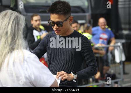 Yifei Ye (CHN), AF Corse - Francorchamps Motors lors de la Fanatec GT Endurance Cup Monza Round, course d'Endurance à Monza, Italie, le 20 septembre 2024 Banque D'Images