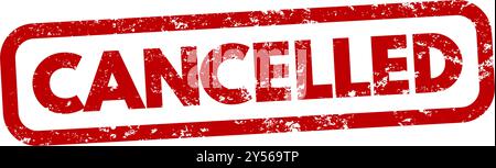 Tampon en caoutchouc annulé - illustration vectorielle Illustration de Vecteur