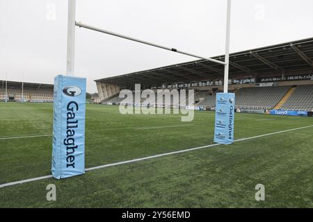 Newcastle, GbR. 20 septembre 2024. Vue générale avant le match Gallagher Premiership entre Newcastle Falcons et Bristol à Kingston Park, Newcastle le vendredi 20 septembre 2024. (Photo : Chris Lishman | mi News) crédit : MI News & Sport /Alamy Live News Banque D'Images