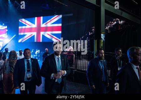 Birmingham, Royaume-Uni. 20 septembre 2024. Richard TICE MP vu pendant la conférence. Le Parti réformiste britannique, dirigé par le député Nigel Farage, a remporté cinq sièges aux élections générales britanniques de 2024, et se réunit maintenant à Birmingham pour sa conférence de parti de 2024. (Photo de David Tramontan/SOPA images/SIPA USA) crédit : SIPA USA/Alamy Live News Banque D'Images