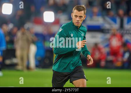 Bergame, Italie. 19 septembre 2024. Clément Turpin, arbitre, lors du match de football de l'UEFA Champions League 2024/2025 entre Atalanta BC et Arsenal FC au Gewiss Stadium le 19 septembre 2024, Bergame, Italie. - Photo Morgese-Rossini/DPPI crédit : DPPI Media/Alamy Live News Banque D'Images