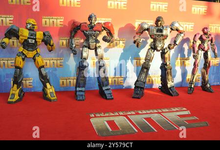 Ambiance lors de la première du film « Transformers One » au Royaume-Uni, Cineworld Leicester Square, Leicester Square, le jeudi 19 septembre 2024 à Londres, Angleterre, Royaume-Uni. CAP/CAN © CAN/Capital Pictures/MediaPunch *** États-Unis SEULEMENT*** Banque D'Images