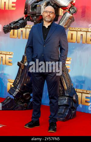 Londres, Royaume-Uni. 19 septembre 2024. Josh Cooley assiste à la première européenne Transformers One au Cineworld de Leicester Square, Londres. (Photo de Cat Morley/SOPA images/SIPA USA) crédit : SIPA USA/Alamy Live News Banque D'Images