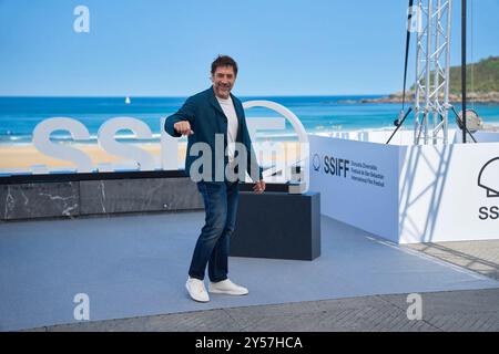 Donostia / Saint-Sébastien. Espagne. 20240920, Javier Bardem reçoit le Prix Donosti 2023 lors du 72ème Festival International du film de San Sebastian au Palais Kursaal le 20 septembre 2024 à Donostia / San Sebastian, Espagne Banque D'Images