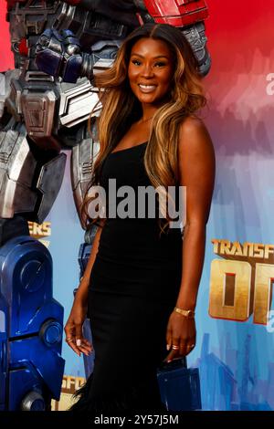 Londres, Royaume-Uni. 19 septembre 2024. Dymund assiste à la première européenne Transformers One au Cineworld à Leicester Square, Londres. (Photo de Cat Morley/SOPA images/SIPA USA) crédit : SIPA USA/Alamy Live News Banque D'Images