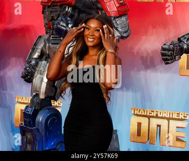 Londres, Royaume-Uni. 19 septembre 2024. Dymund assiste à la première européenne Transformers One au Cineworld à Leicester Square, Londres. (Photo de Cat Morley/SOPA images/SIPA USA) crédit : SIPA USA/Alamy Live News Banque D'Images