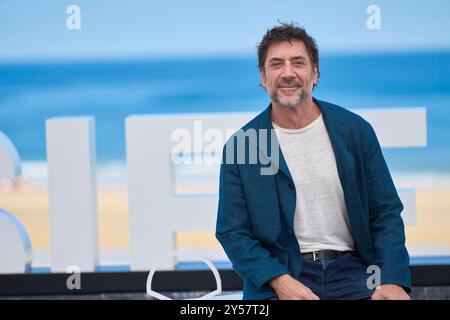 20 septembre 2024, Madrid, Espagne : JAVIER BARDEM reçoit le Prix Donosti 2023 lors du 72ème Festival international du film de San Sebastian au Palais Kursaal. (Crédit image : © Jack Abuin/ZUMA Press Wire) USAGE ÉDITORIAL SEULEMENT! Non destiné à UN USAGE commercial ! Banque D'Images