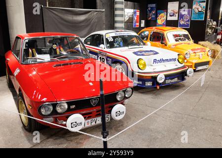 Zagreb, Croatie. 03 juillet 2024. Les voitures anciennes sont exposées au salon Oldtimer Cars au hall Exportdrvo à Rijeka, Croatie, le 20 septembre 2024, 2024. Photo : Nel Pavletic/PIXSELL crédit : Pixsell/Alamy Live News Banque D'Images
