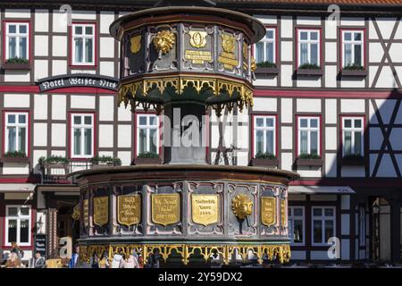 Impressions de Wernigerode dans les montagnes du Harz Banque D'Images