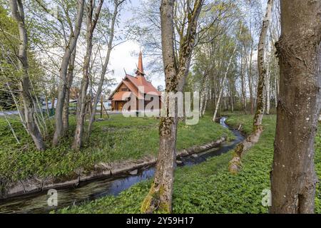 Photos de l'église Stiege dans le Harz Selketal Selketalstieg Banque D'Images