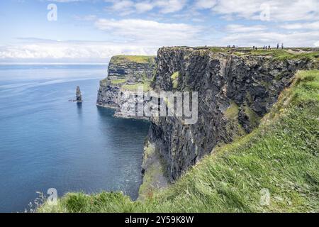 Les falaises de Mohar, Co Clare, Irlande, Europe Banque D'Images