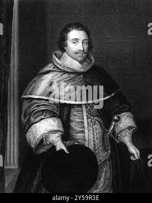 Ralph Hopton, 1er baron Hopton (1596-1652) sur gravure de 1827. Commandant royaliste pendant la guerre civile anglaise. Gravé par T.A.Dean et publié dans Banque D'Images