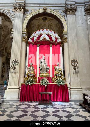 Lecce Salento Apulia Italie. La Cathédrale (Cattedrale di Maria Santissima Assunta) Banque D'Images