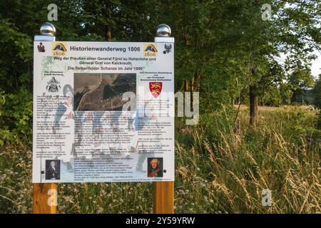 Kanonenplatz Schanze Stiege Harz Banque D'Images