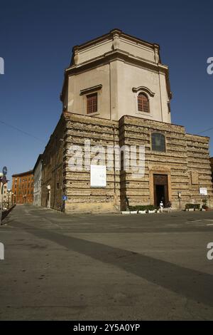 Livourne, une importante ville portuaire en Toscane célèbre pour ses monuments et le quartier Venezia Nuova avec ses canaux. Toscane, Italie Banque D'Images