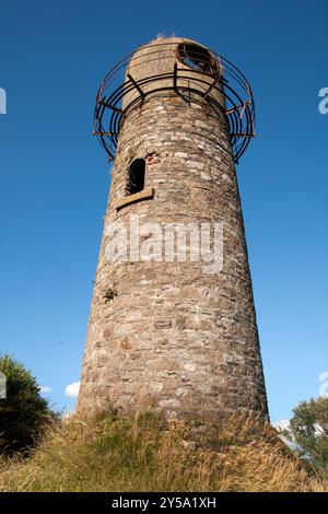 Le vieux phare, Haverigg, Hodbarrow, Broughton in Furness, Cumberland, Cumbria, Angleterre Banque D'Images