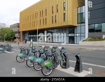 Station de location de vélos West Midlands à Coventry Banque D'Images