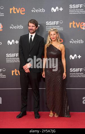 20 septembre 2024, Donostia / San Sebastian, Euskadi, Espagne : Ernest Urtasun, Yolanda Diaz a assisté à la cérémonie d'ouverture tapis rouge lors du 72ème Festival international du film de San Sebastian au Palais Kursaal le 20 septembre 2024 à Donostia / San Sebastian, Espagne Donostia / San Sebastian. Espagne. 20240920, (crédit image : © Jack Abuin/ZUMA Press Wire) USAGE ÉDITORIAL SEULEMENT! Non destiné à UN USAGE commercial ! Banque D'Images