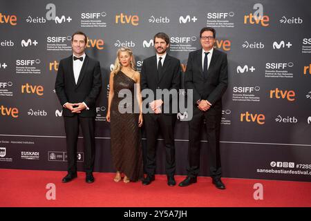 20 septembre 2024, Donostia / San Sebastian, Euskadi, Espagne : Oscar Lopez, Carlos Cuerpo, Ernest Urtasun, Yolanda Diaz a assisté à la cérémonie d'ouverture tapis rouge lors du 72ème Festival international du film de Saint-Sébastien au Palais Kursaal le 20 septembre 2024 à Donostia / Saint-Sébastien, Espagne Donostia / Saint-Sébastien. Espagne. 20240920, (crédit image : © Jack Abuin/ZUMA Press Wire) USAGE ÉDITORIAL SEULEMENT! Non destiné à UN USAGE commercial ! Banque D'Images