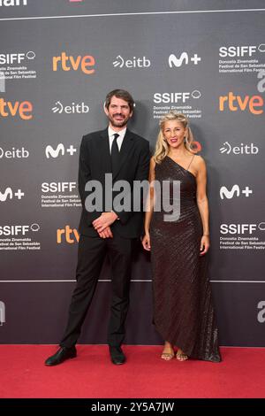 20 septembre 2024, Donostia / San Sebastian, Euskadi, Espagne : Ernest Urtasun, Yolanda Diaz a assisté à la cérémonie d'ouverture tapis rouge lors du 72ème Festival international du film de San Sebastian au Palais Kursaal le 20 septembre 2024 à Donostia / San Sebastian, Espagne Donostia / San Sebastian. Espagne. 20240920, (crédit image : © Jack Abuin/ZUMA Press Wire) USAGE ÉDITORIAL SEULEMENT! Non destiné à UN USAGE commercial ! Banque D'Images