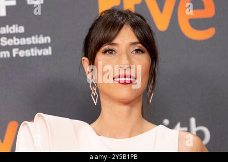 Barbara Goenaga a assisté à la cérémonie d'ouverture 'Emmanuelle' lors du 72ème Festival international du film de San Sebastian au Palais Kursaal le 20 septembre 2024 à Donostia / San Sebastian, Espagne. Banque D'Images