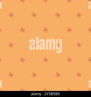 Vecteur d'illustration de cachemire aux tons chauds Illustration de Vecteur