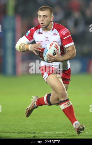 Kingston upon Hull, Royaume-Uni. 21 septembre 2024. Mikey Lewis de Hull KR lors du match Betfred Super League Round 27 Hull KR vs Leeds Rhinos au Sewell Group Craven Park, Kingston upon Hull, Royaume-Uni, 20 septembre 2024 (photo par Alfie Cosgrove/News images) à Kingston upon Hull, Royaume-Uni le 21/09/2024. (Photo par Alfie Cosgrove/News images/SIPA USA) crédit : SIPA USA/Alamy Live News Banque D'Images