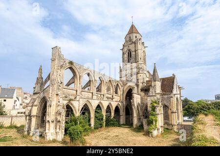 Église Saint-Étienne-le-Vieux, Caen, basse-Normandie, France Banque D'Images