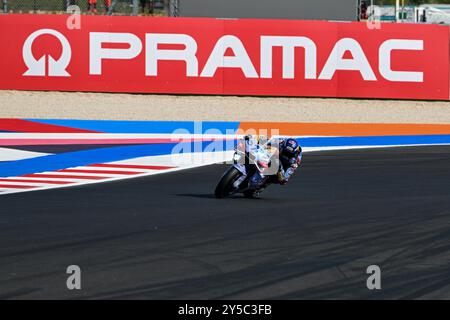 Alex Marquez Espagnol Gresini Racing MotoGP Ducati lors du Gran Premio Pramac dellâEmilia-Romagna - Paddock and Rider, Championnat du monde MotoGP à Misano, Italie, le 21 septembre 2024 Banque D'Images