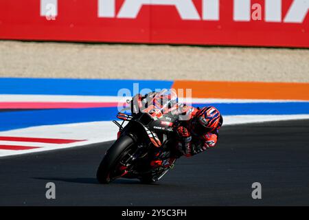 Maverick Vinales Espagnol Aprilia Racing Aprilia lors du Gran Premio Pramac dellâEmilia-Romagna - Paddock et Rider, Championnat du monde MotoGP à Misano, Italie, le 21 septembre 2024 Banque D'Images