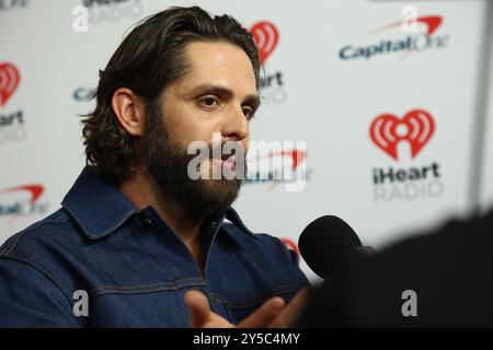 Thomas Rhett en présence pour le festival de musique iHeartRadio 2024 - VENDREDI, T-Mobile Arena, Las Vegas, NV, 20 septembre, 2024. photo par : Collection JA/Everett Banque D'Images