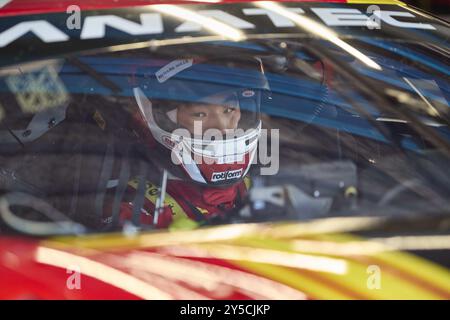 Yifei Ye (CHN), Ferrari 296 GT3, AF Corse - Francorchamps Motors lors de la Fanatec GT Endurance Cup, course d'Endurance à Monza, Italie, 21 septembre 2024 crédit : Independent photo Agency Srl/Alamy Live News Banque D'Images