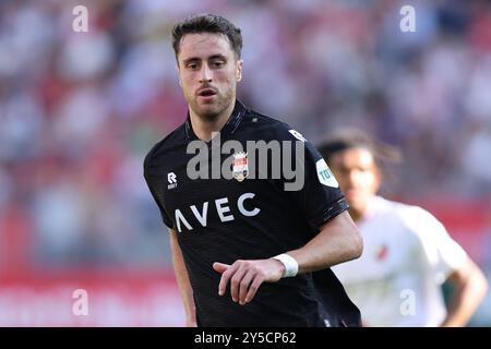 Utrecht, pays-Bas. 21 septembre 2024. UTRECHT, PAYS-BAS - 21 SEPTEMBRE : Kyan Vaesen de Willem II lors du match Néerlandais Eredivisie entre le FC Utrecht et Willem II à Galgenwaard le 21 septembre 2024 à Utrecht, pays-Bas. (Photo de Peter Lous/Orange Pictures) crédit : Orange pics BV/Alamy Live News Banque D'Images