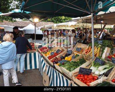 Le marché de la flotte, Île de Ré Banque D'Images