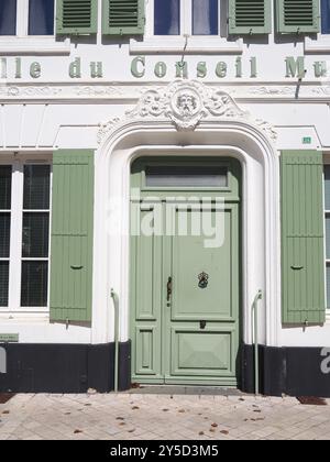 Le bois-plage-en-Ré L'ancien hôtel de ville, salle du Conseil Municipal et des mariages Banque D'Images