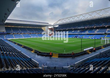 Ibrox Stadium, Glasgow, Royaume-Uni. 21 septembre 2024. Scottish Premiership Football, Rangers versus Dundee ; Ibrox Park, stade des Rangers Credit : action plus Sports/Alamy Live News Banque D'Images