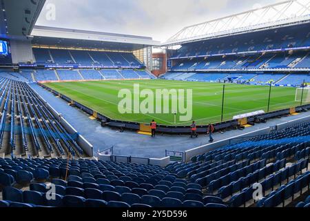 Ibrox Stadium, Glasgow, Royaume-Uni. 21 septembre 2024. Scottish Premiership Football, Rangers versus Dundee ; Ibrox Park, stade des Rangers Credit : action plus Sports/Alamy Live News Banque D'Images